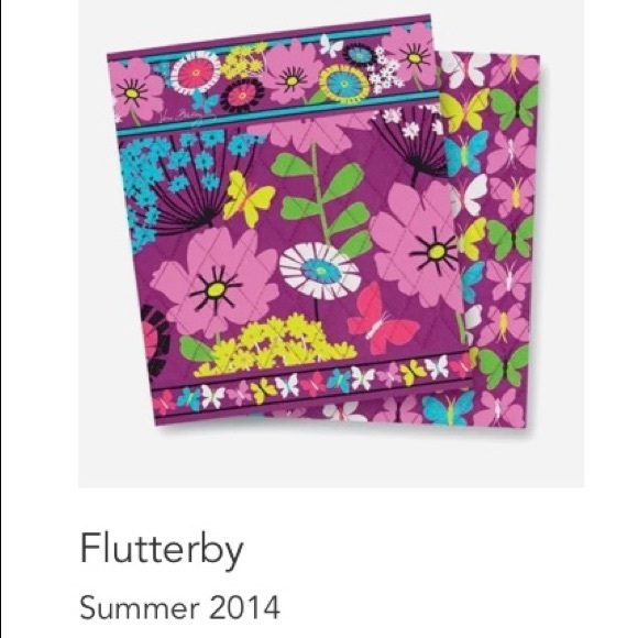 Vera Bradley “Flutterby” Small Tote Bag - Picture 2 of 9